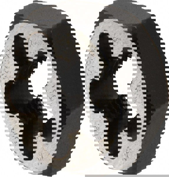 Hex Rethreading Die: 5/8-18, Right Hand, Carbon Steel